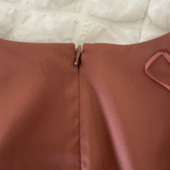 Express Satin Maxi Dress in Rich Brown - Picture 6 of 9